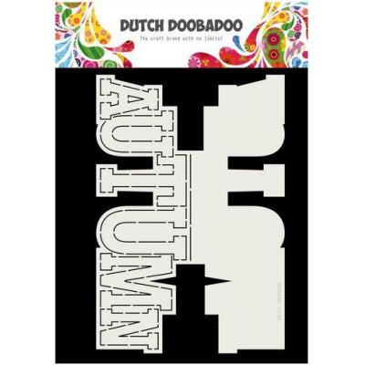 Dutch Doobadoo Schablone - Autumn Text